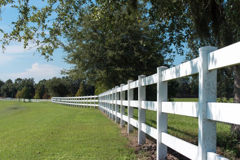 White Pvc Fence Installation in Pearland, TX